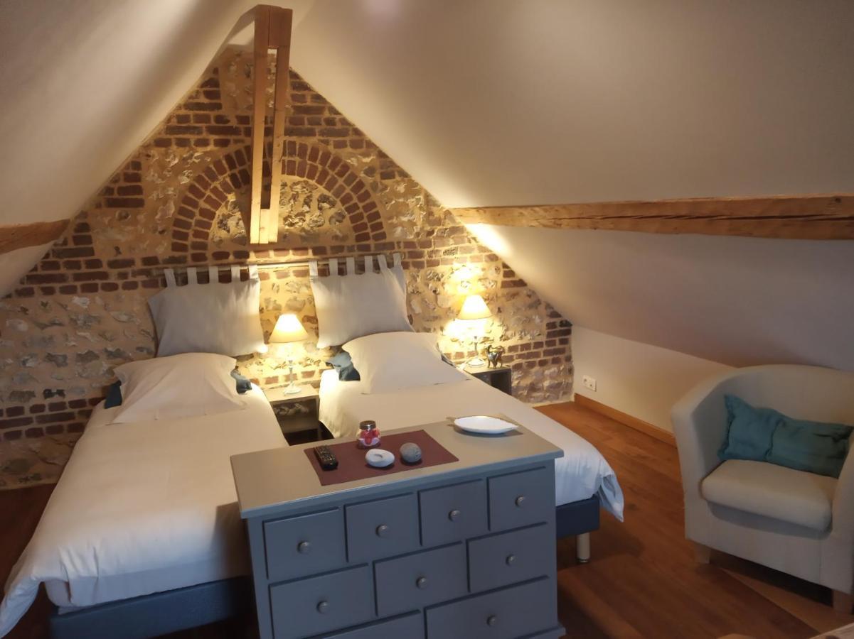 Eco-Gite La Chambre Du Vanneur Mentheville Kültér fotó
